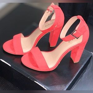 Torrid Red Heel Sandal (Size 10W)